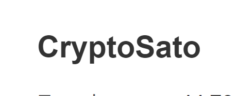 Брокер CryptoSato (Крипто Сато) - обзор и отзывы о платформе | TrustViper Брокер CryptoSato (Крипто Сато) - обзор и отзывы о платформе | TrustViper : https://www.trustvipers.com